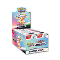 Pokemon Prismatic Evolutions Boosterbundle Display EN