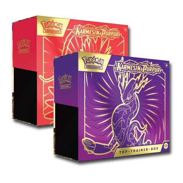 Pokemon Karmesin & Purpur Top Trainer Box DE